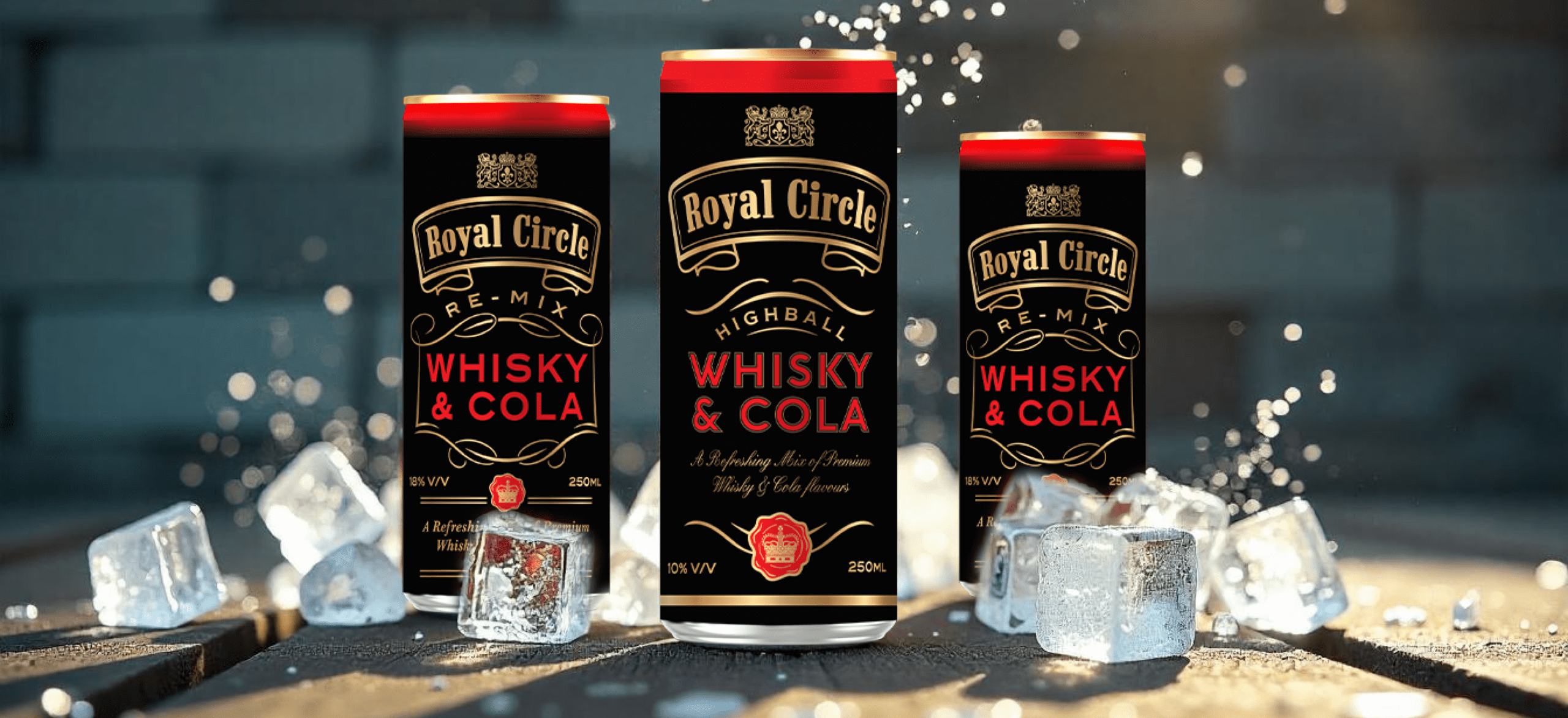 Royal Circle Whisky & Cola desktop banner